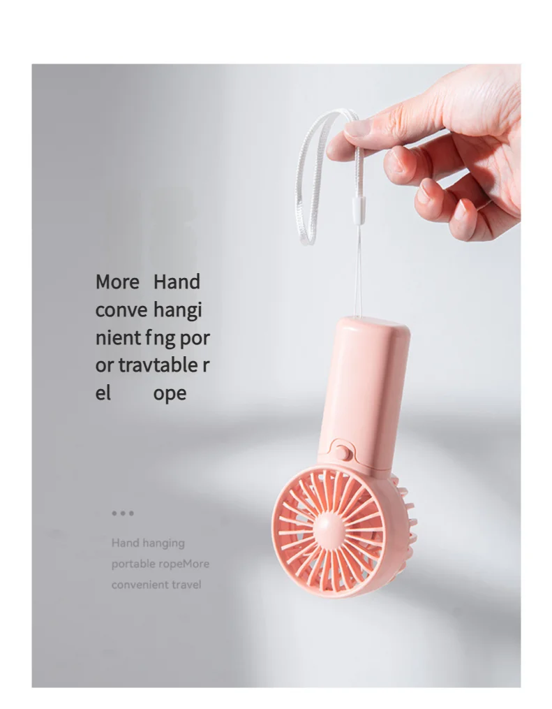 MEET SUN Portable Fan Convenient Creative Small Fan Pocket Hand-held Fan Lightweight AA Battery Handheld Mini Fan Air Coolers